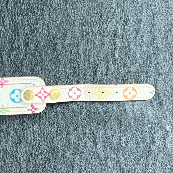 Louis Vuitton Vintage Multicolor Leather Address Bracelet - Picture 3 of 11